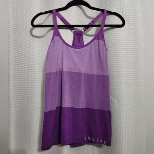 Oakley Purple Ombre Racerback Built-in Bra Tank Top